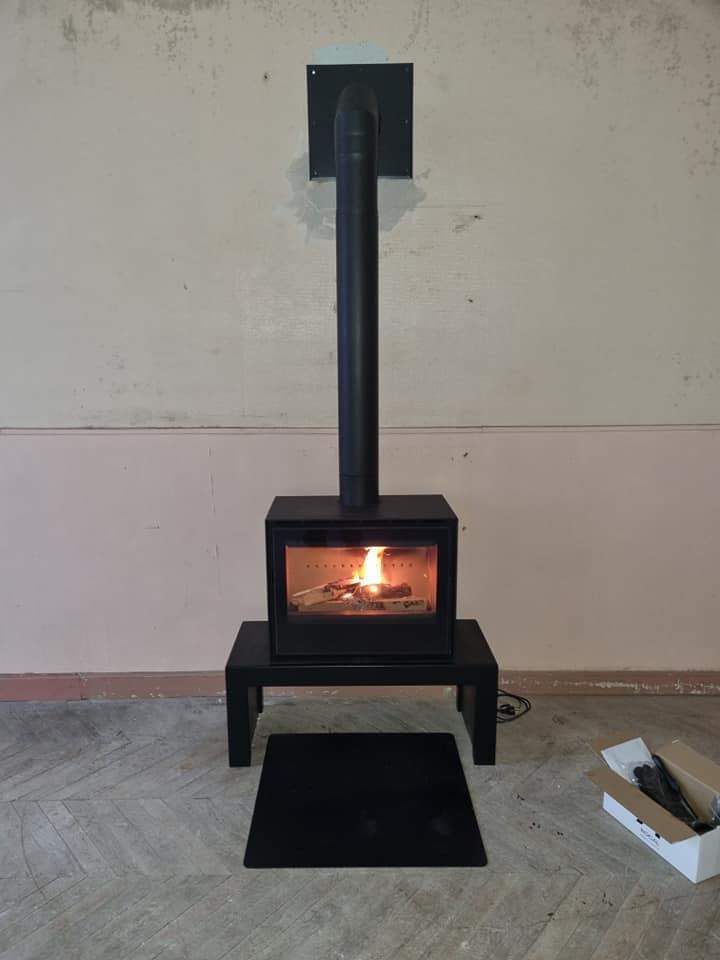 pose de poêle à bois Thiers
