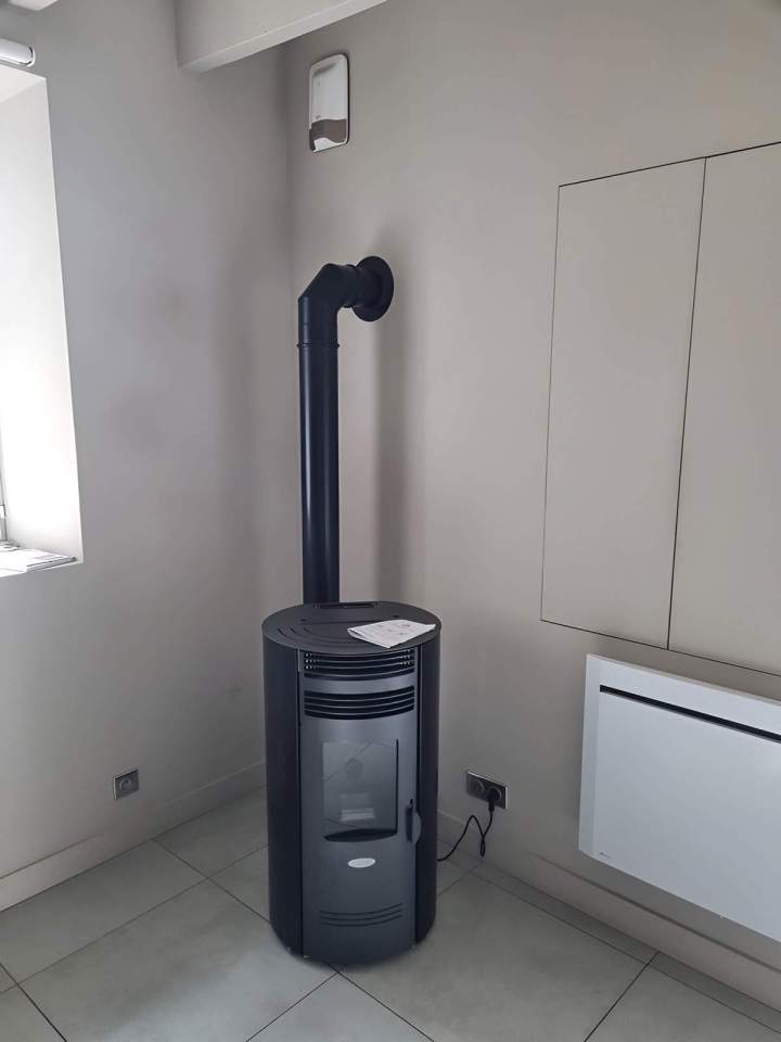 Pose de poêle Thiers