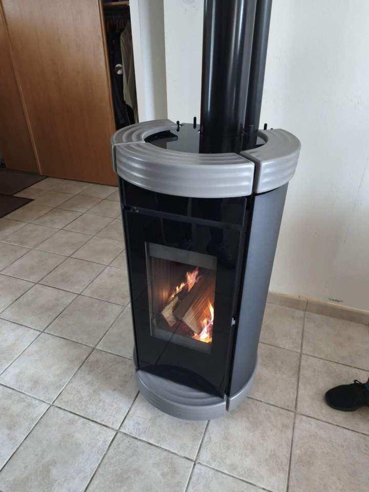 pose de poêle à bois Thiers