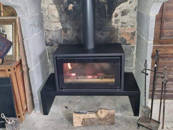 Pose de poêle à bois Thiers